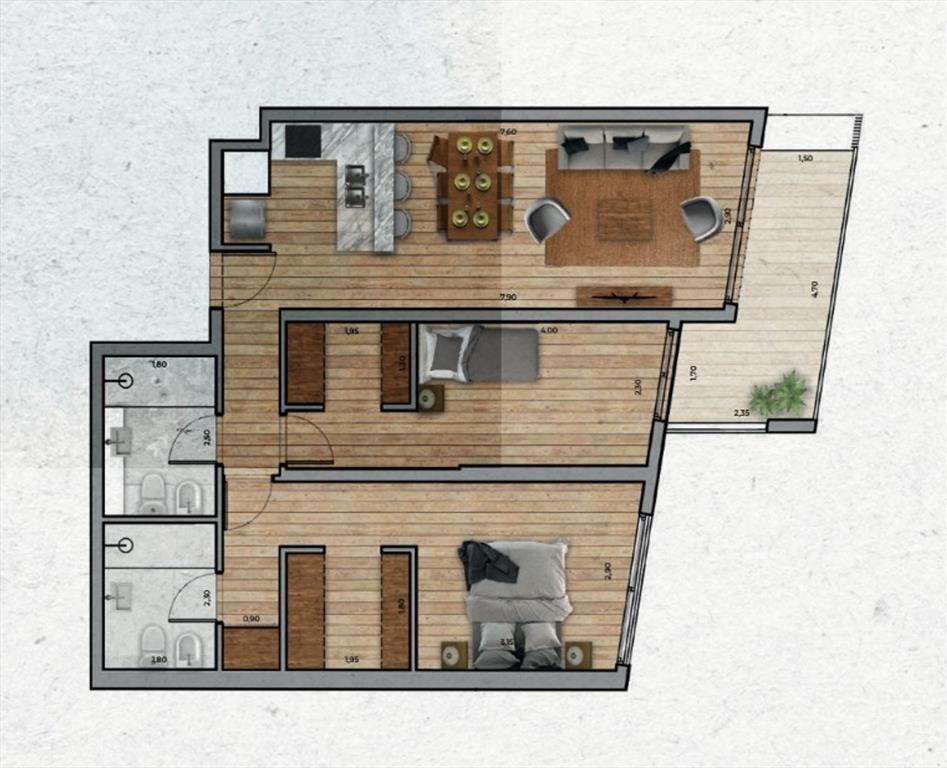 VENTA Apartamento de 2 dormitorios PUNTA CARRETAS