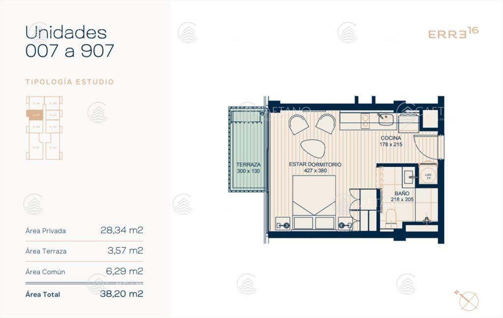 Venta apartamento Loft, Roosevelt - Punta del