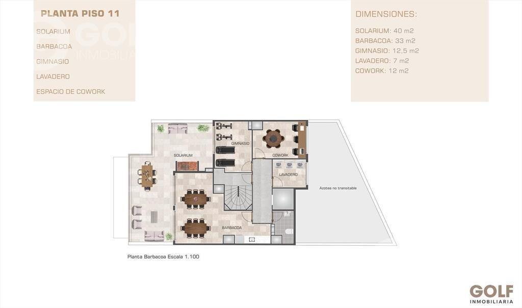 Venta de monoambiente en Punta Carretas