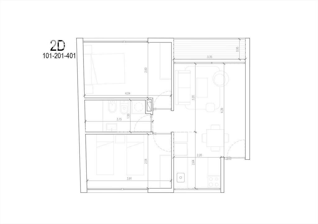 Venta Apartamento de 2 dormitorios en La Blanqueada