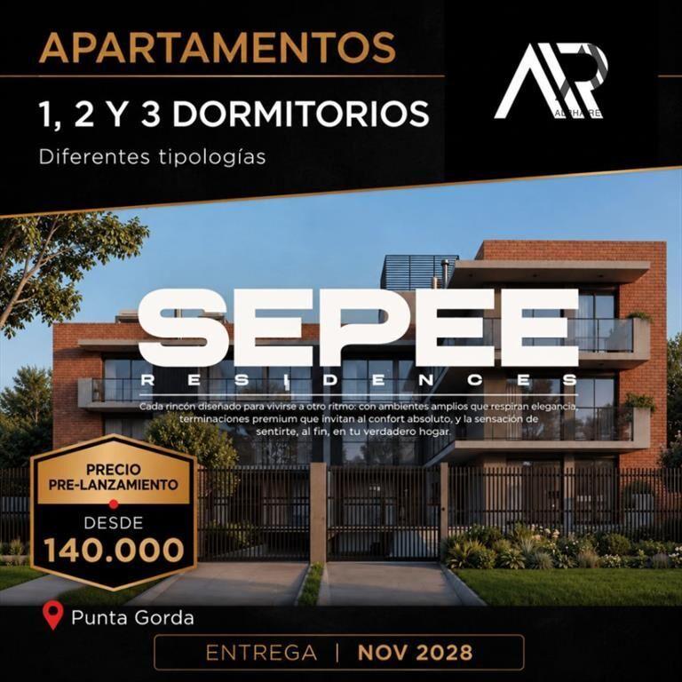 Apartamento en venta c/ cochera en Punta Gorda