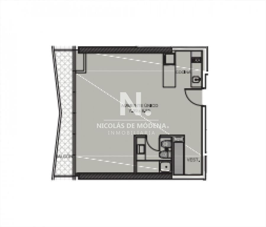 Departamento monoambiente en venta a pasos del