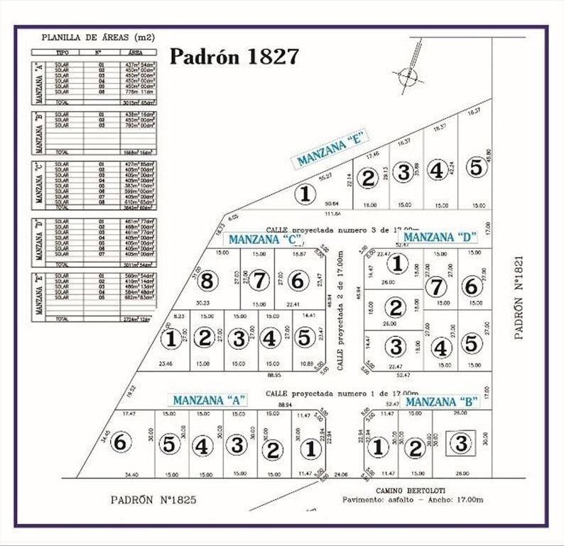Venta de terrenos en nuevo fraccionamiento Pando