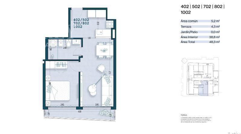 Venta Apartamento - Cordón DELREY PROPIEDADES