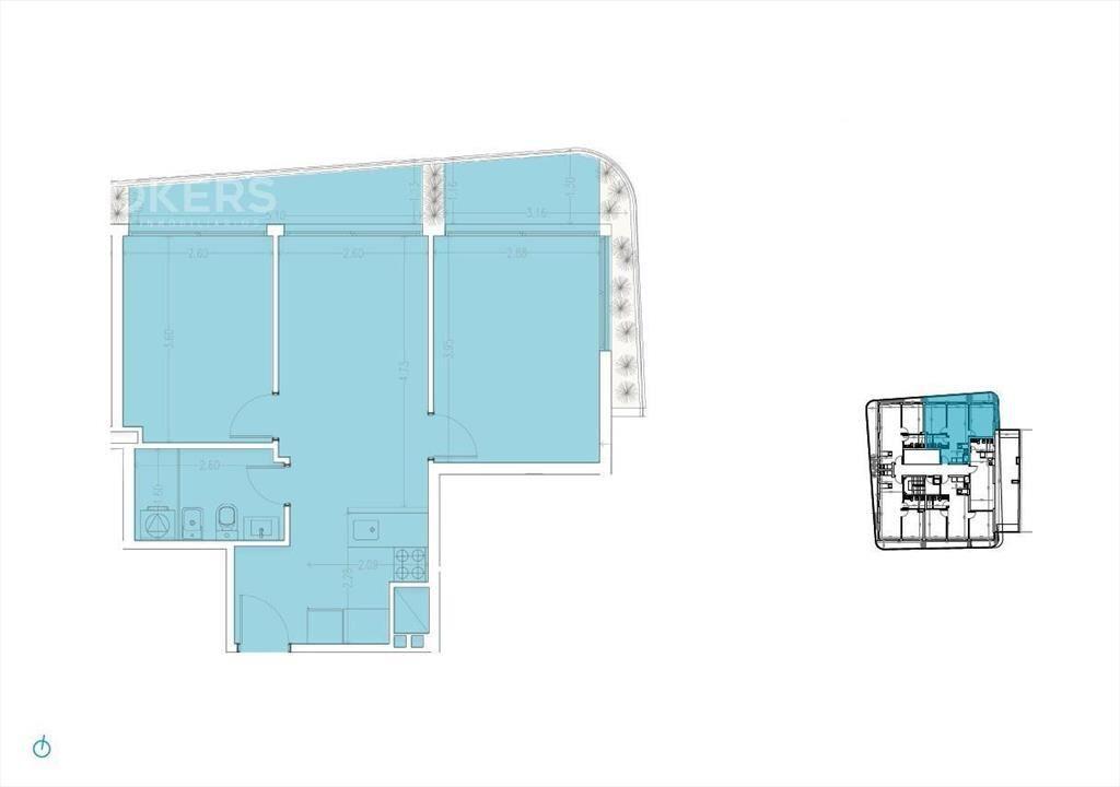 Apartamento de dos dormitorios en venta en Palermo -1201