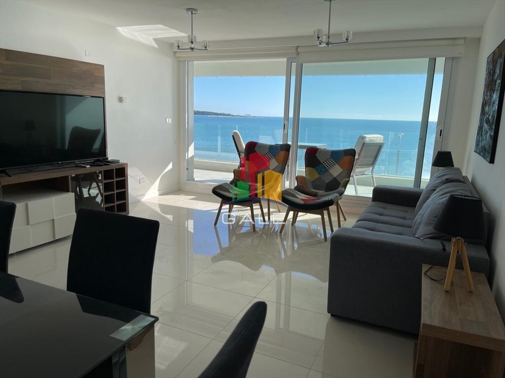 Apartamento, 2 dorm y dep, Penthouse, Playa Mansa, Alquiler