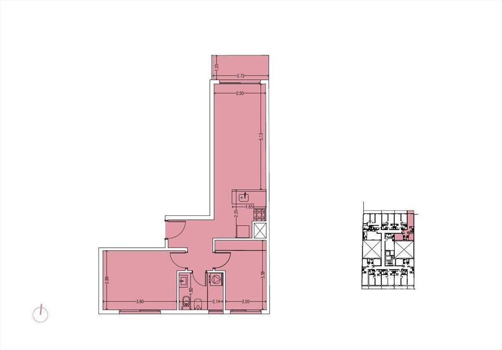 Apartamento de dos dormitorios en venta en Cordón - 510