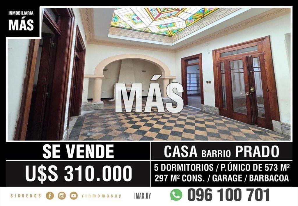 Casa Padrón Único Venta Prado Montevideo iMas.uy L *...