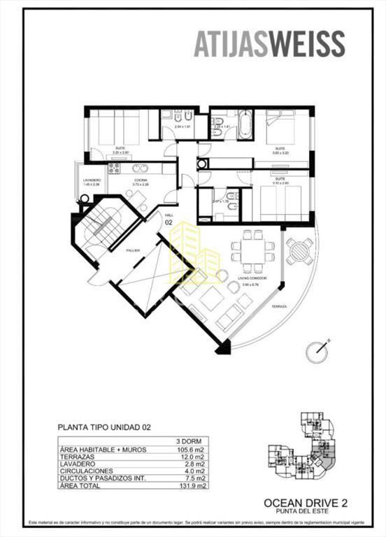 Venta Departamento Punta del Este Ocean Drive