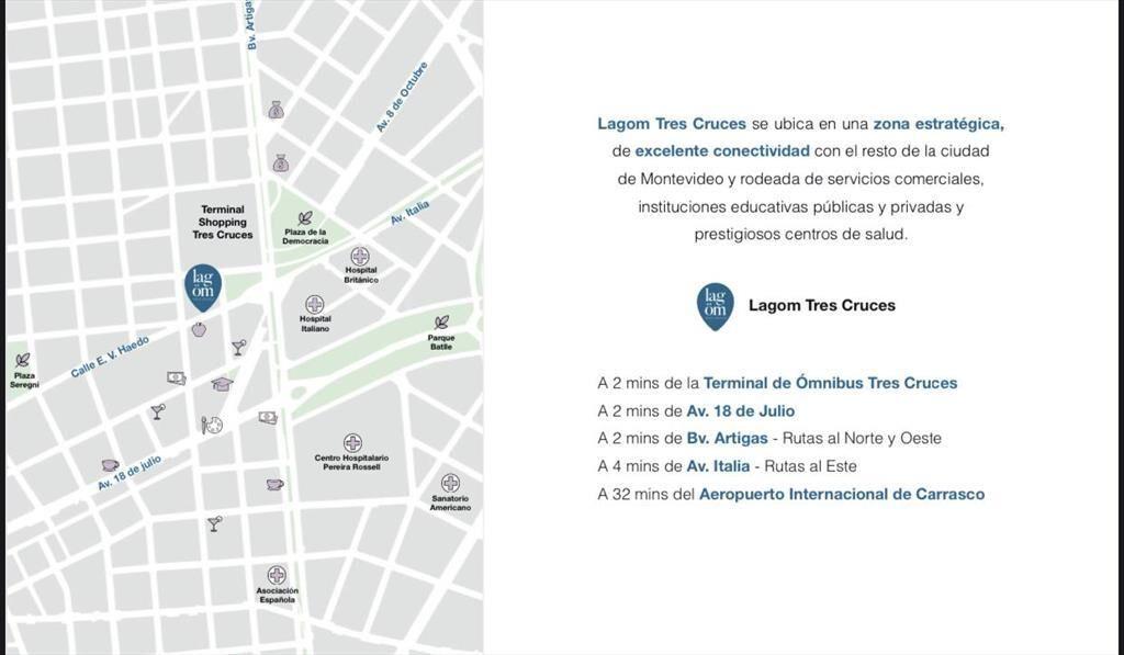 Venta Apartamento Tres Cruces Un Dormitorio Ley Vis Estrena