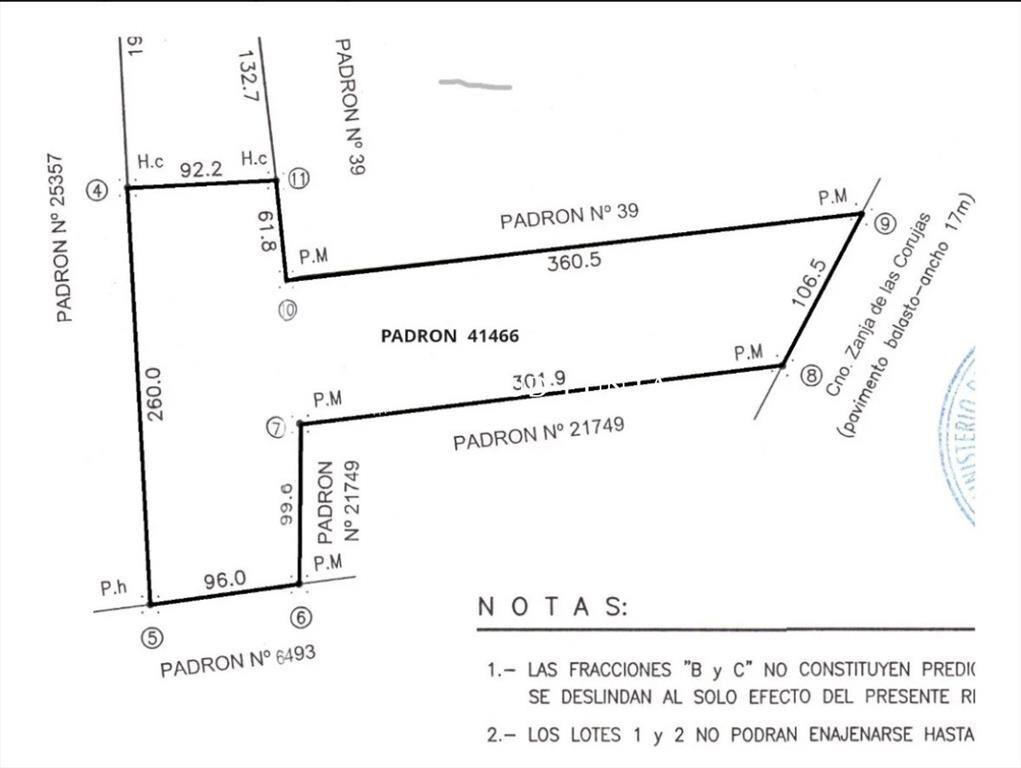 Chacra en zona La Pataia. Punta Ballena