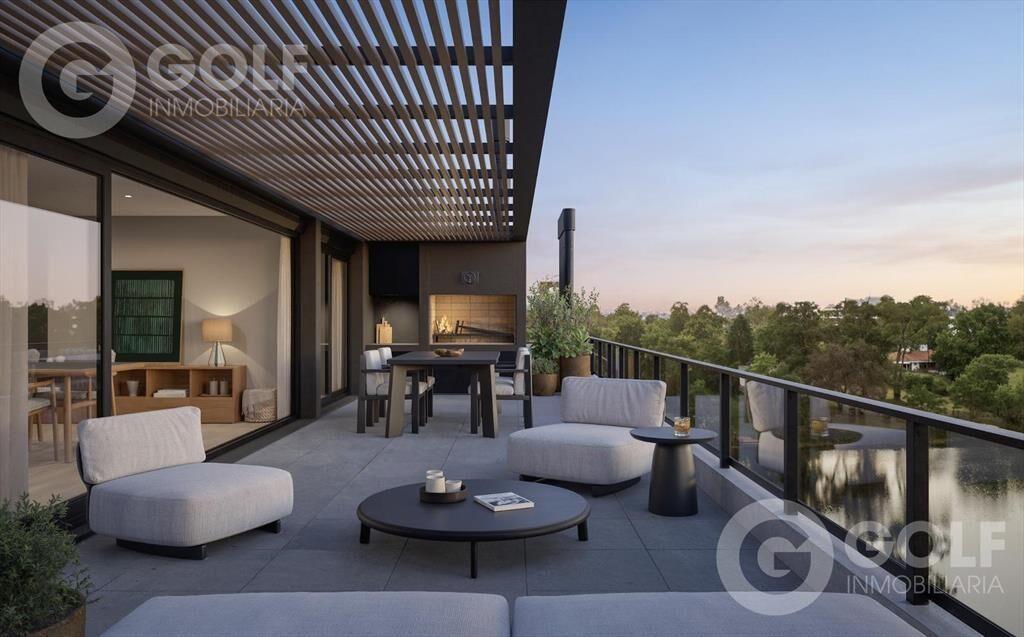 Venta de apartamento de 2 dormitorios con terraza - Parque