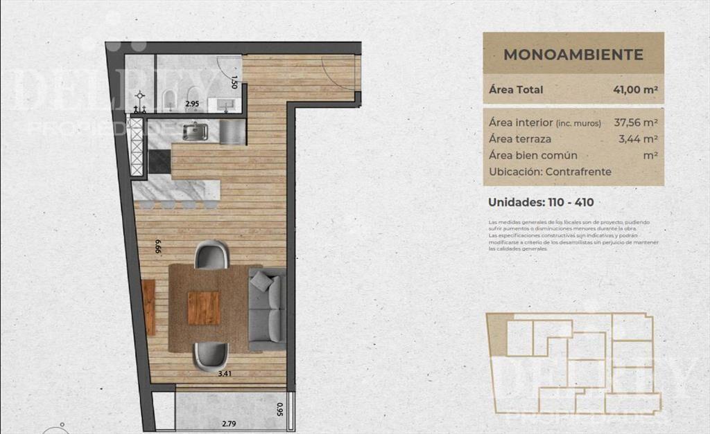 Venta Apartamento - Pocitos Nuevo DELREY PROPIEDADES