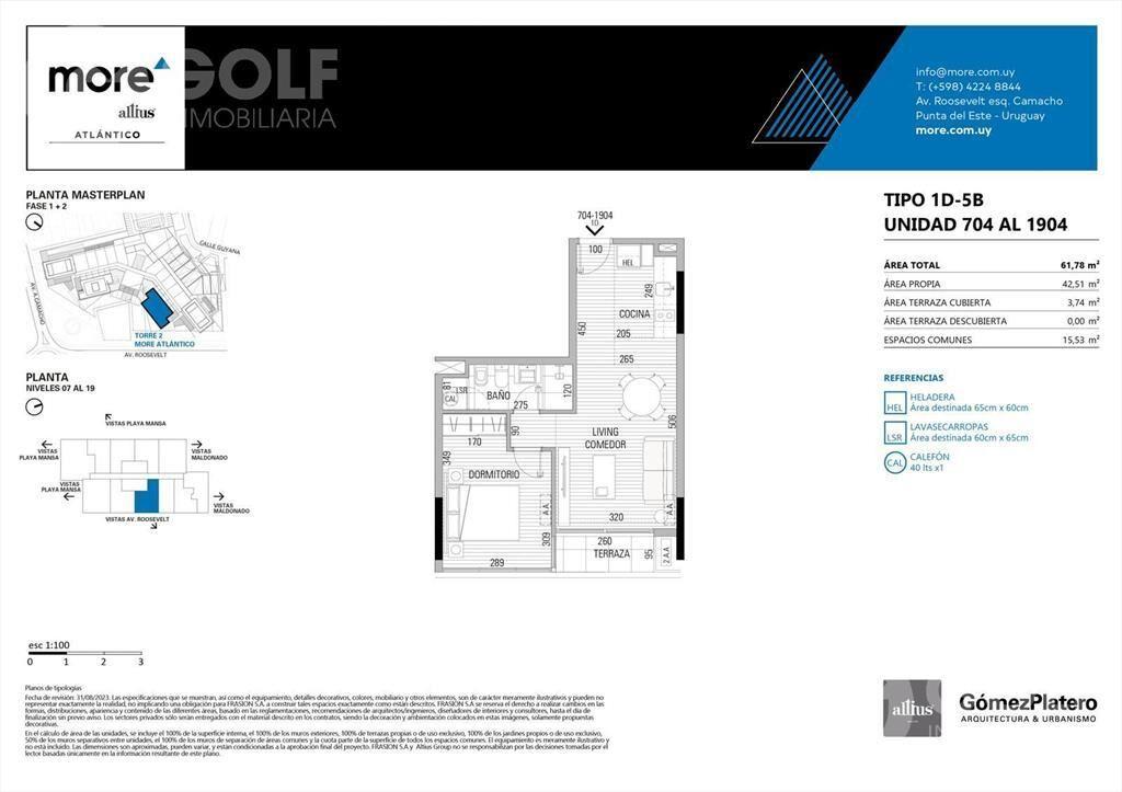 Venta de apartamento en Punta del Este