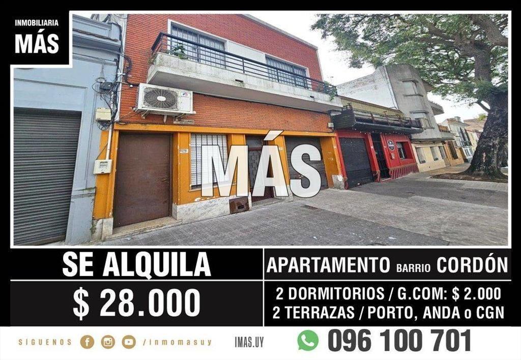 Apartamento Alquiler Cordón Montevideo iMas.uy L *...