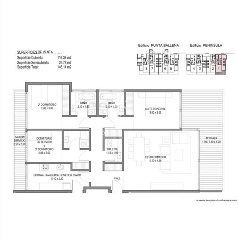 Departamento venta en punta del este