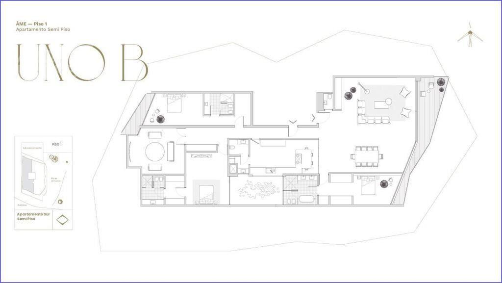 Apartamento de tres dormitorios y estar en venta en Puerto