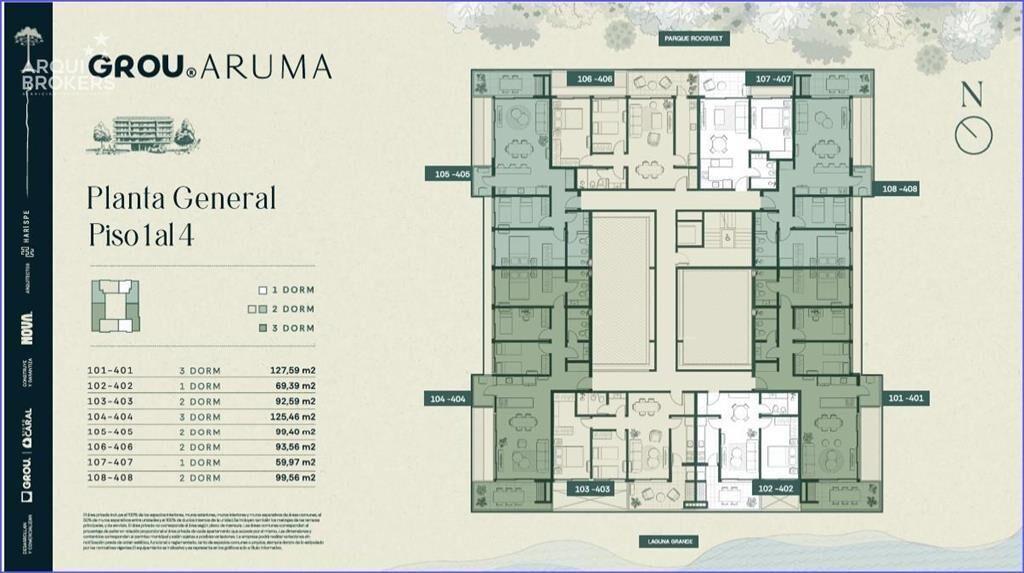 Apartamento de un dormitorio en venta en Parque Miramar - 2