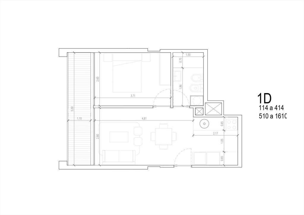 Venta Apartamento 1 Dormitorio en La Blanqueada, Montevideo