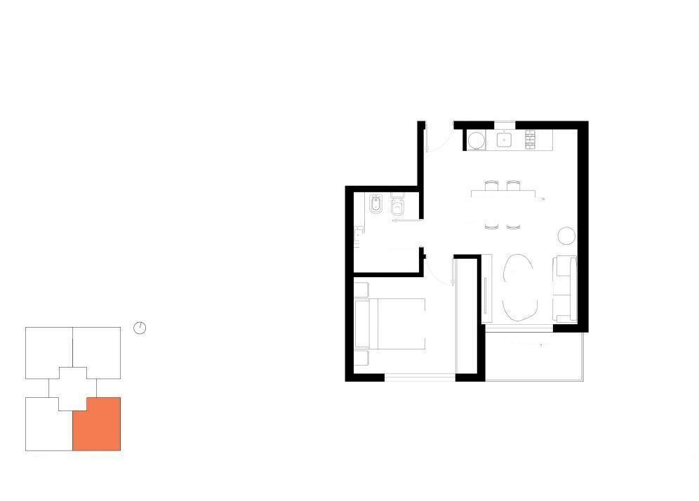 Venta apartamento un dormitorio en Palermo - 801