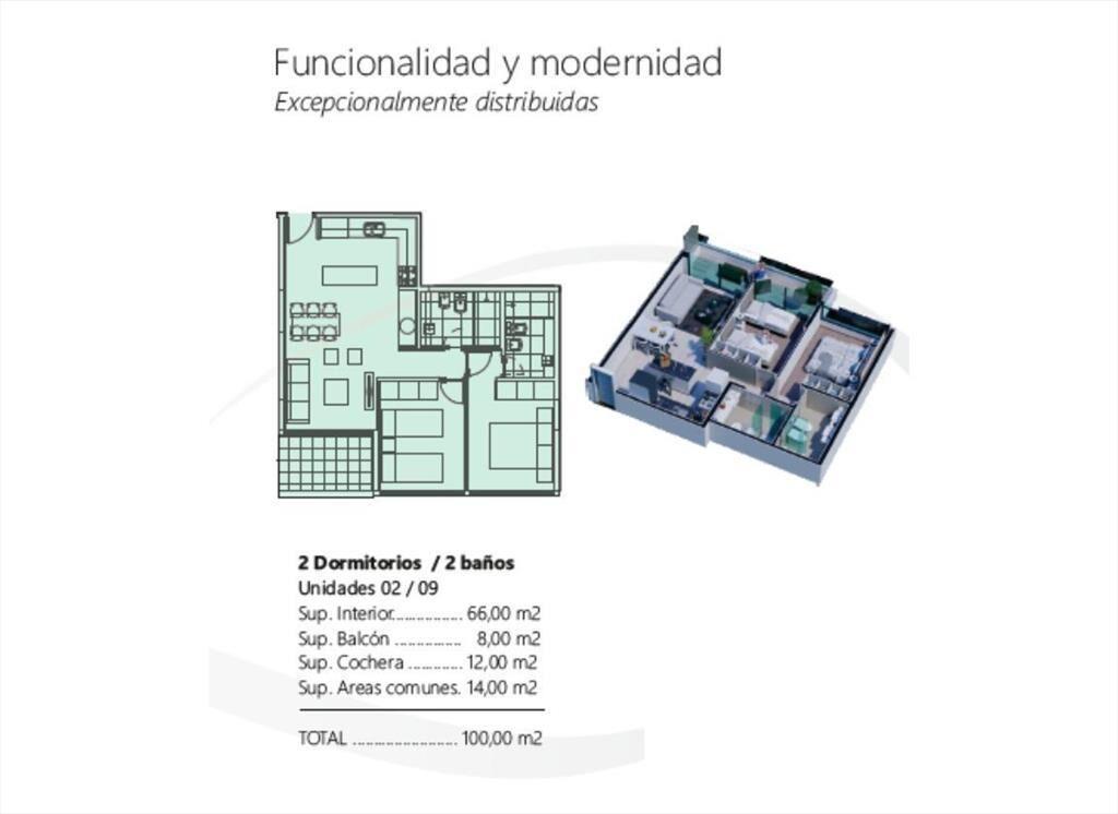 Venta apartamento 2 dormitorios en Aidy Grill Punta del Est