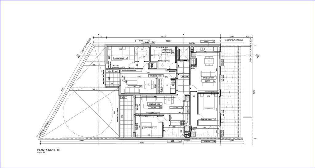 Apartamento de un dormitorio en venta en Tres Cruces - 1002