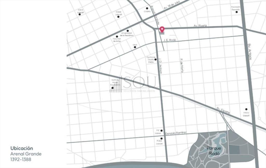 VENTA APARTAMENTO 1 DORMITORIO EN CORDÓN