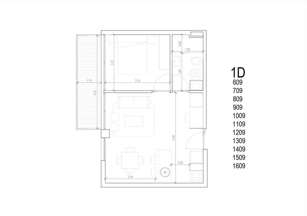 Venta Apartamento 1 Dormitorio en La Blanqueada, Montevideo