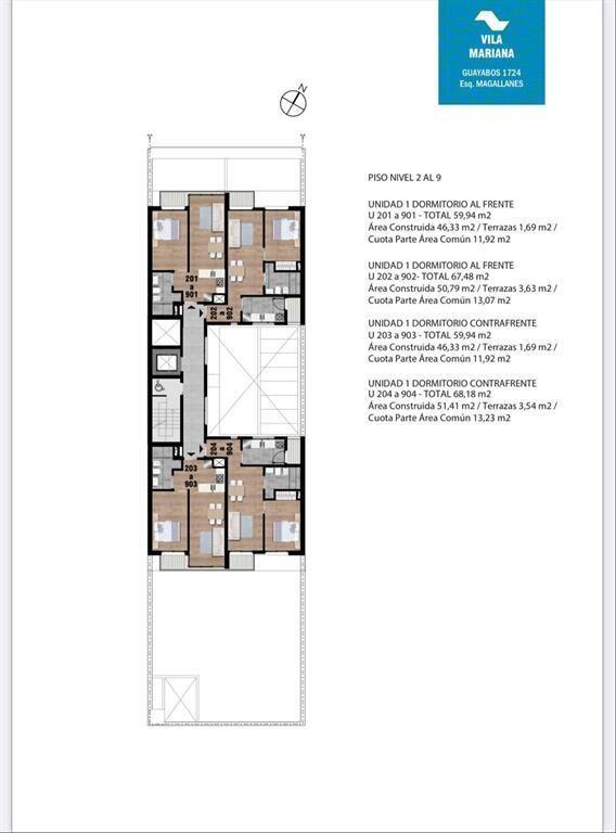 1 DORMITORIO CONTRAFRENTE A ESTRENAR MARZO 2026 PISO 9