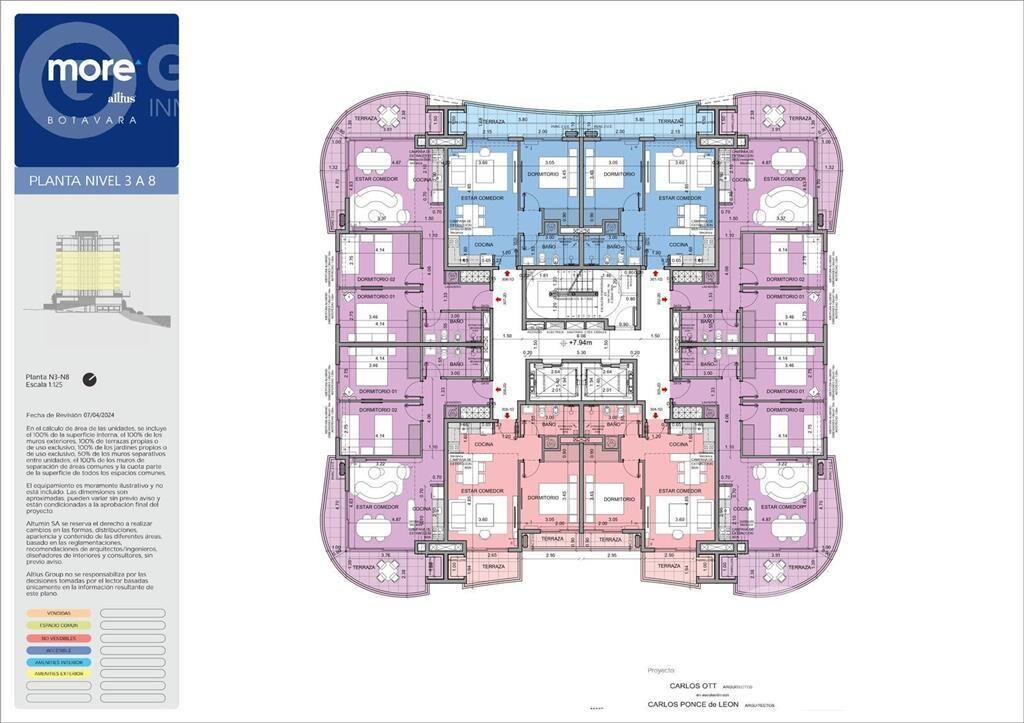 Venta de apartamento 2 dormitorios con vista al lago en Par