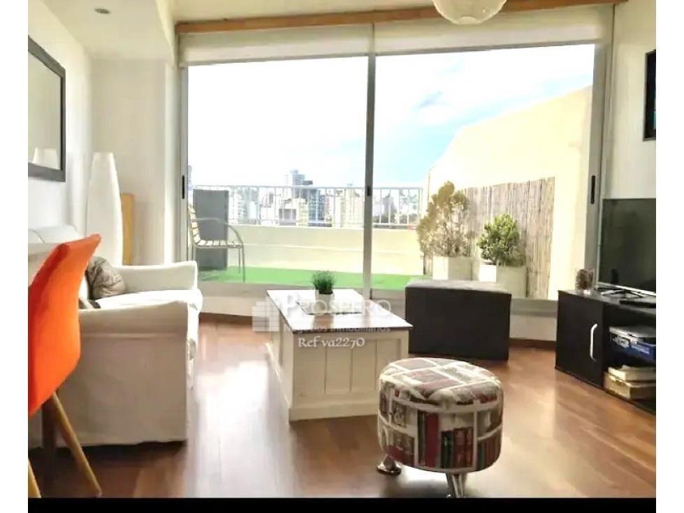 VA2270/1 venta apto 1 dorm Parque Rodó Cochera/penthouse
