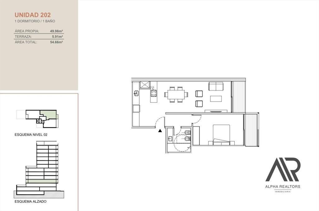 Venta Apartamento pozo rambla Palermo