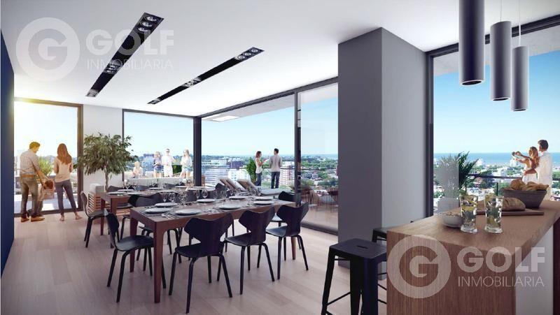 Vendo apartamento de 1 dormitorio con terraza al frente, en
