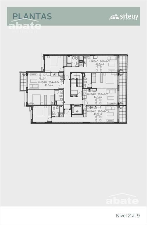 Venta apartamento 1 Dormitorio en Cordón