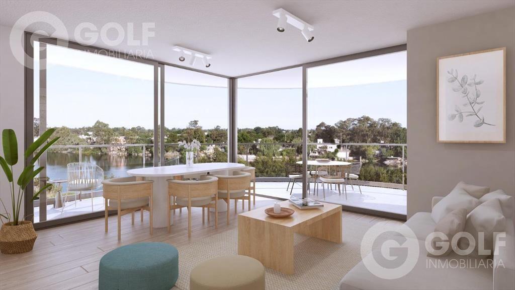 Venta apartamento de 1 dormitorio con vista al lago en Parq