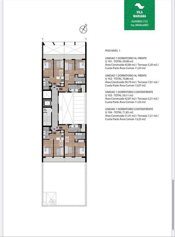 1 DORMITORIO CONTRAFRENTE A ESTRENAR MARZO 2026 PISO 9