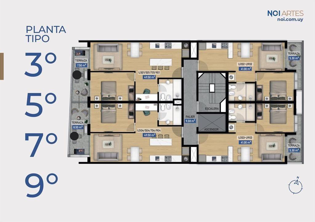 Venta Apartamento 1 Dormitorio en Centro (Montevideo)