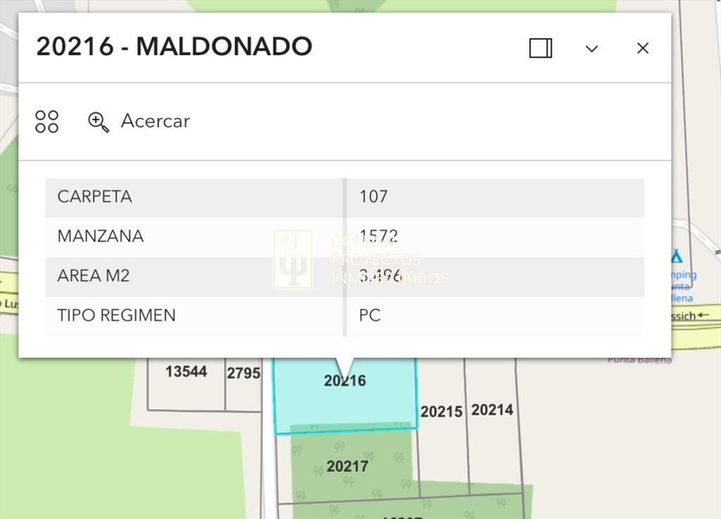 Terreno en venta Puta Ballena