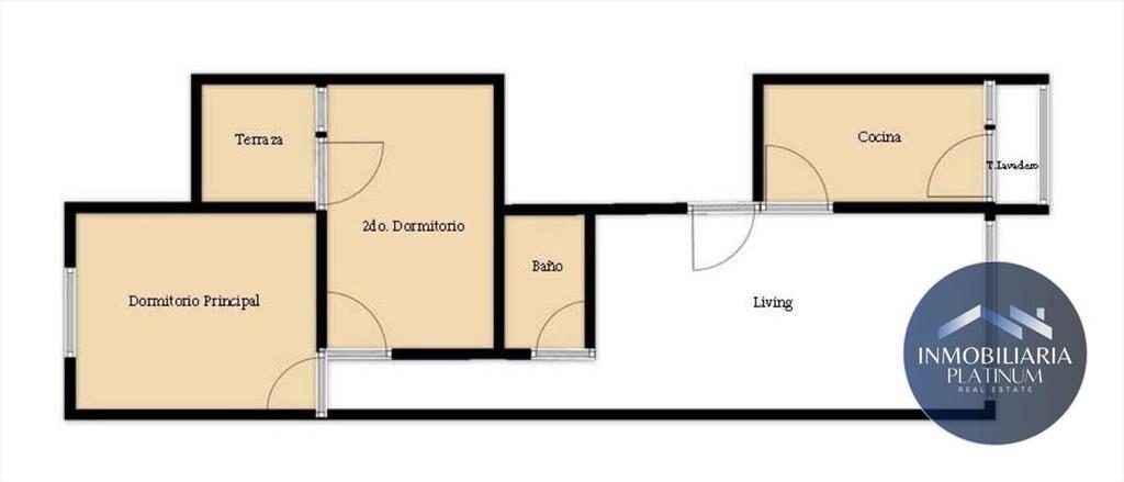 Apartamento 2 dormitorios en alquiler en Cordón