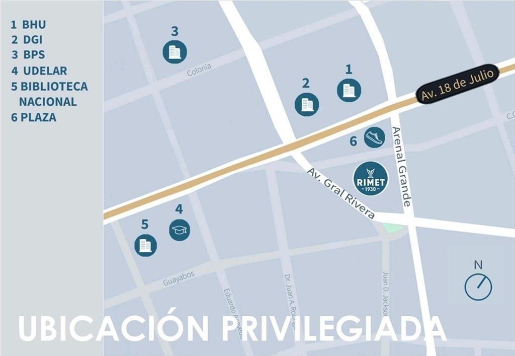 VENTA APARTAMENTO EN POZO CORDON 1 DORMITORIO
