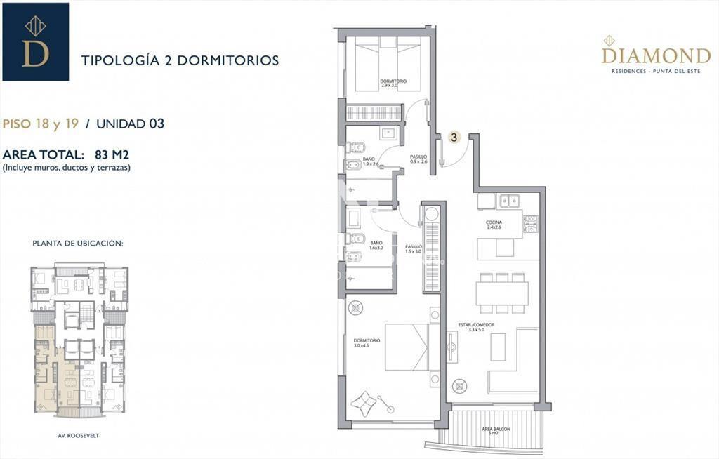 Invierta en Punta con agradables vista. Proyecto