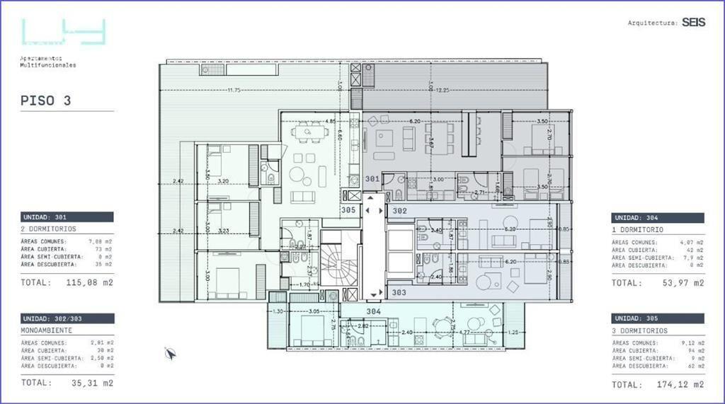 Apartamento penthouse de tres dormitorios en venta en Punta