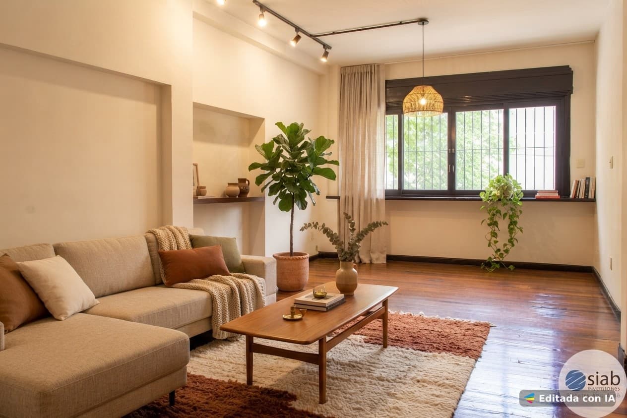 Amplio apartamento sobre calle Colonia, 3 dormitorios, 1 baño cocina semi integrada.