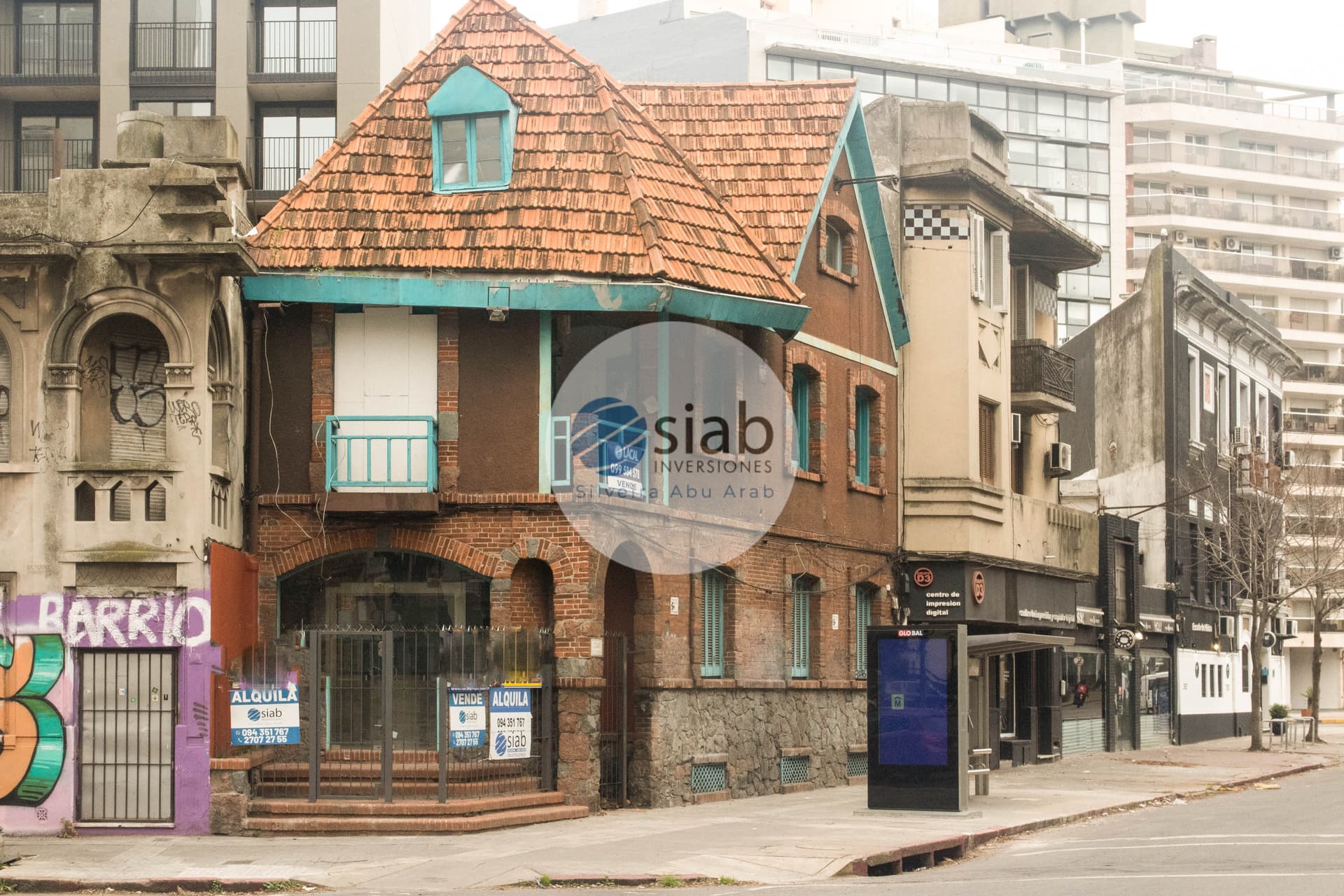 Gran casa Parque Rodó, ideal empresa
